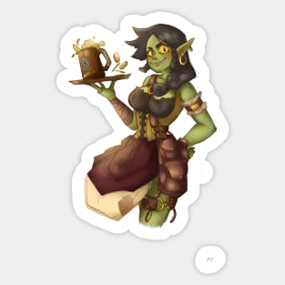 Nessa the Tavern Wench Sticker